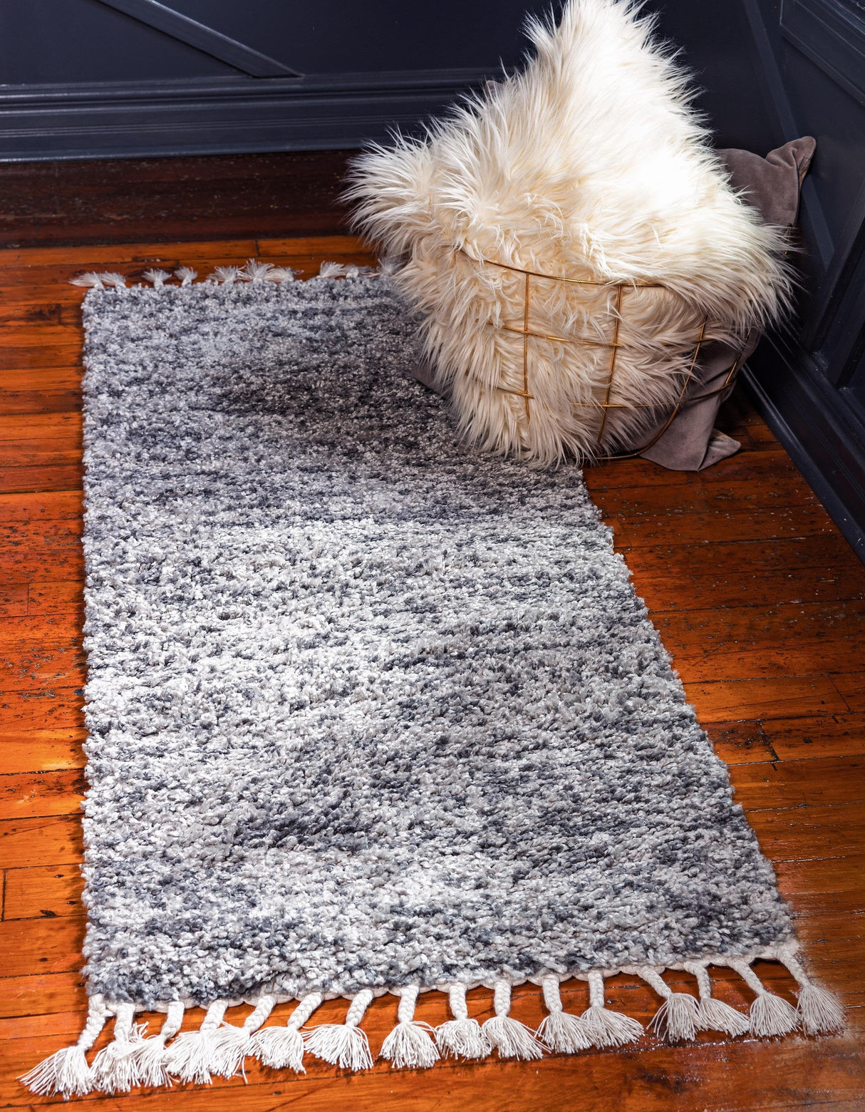 Marlea Hochflor Teppich mit Meliertem Design | Weich & Gemütlich | Perfekt für Wohnzimmer & Schlafzimmer