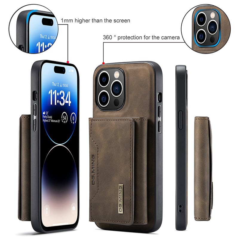 FlexiCover 2-in-1 iPhone-Hülle mit Abnehmbarer Brieftasche | Schützt & Organisiert | Hochwertiges Design