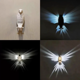 RegalLume Majestätisches LED Tier Stimmungslicht | Adler- und Eulenfigur | Dekolicht für Zuhause