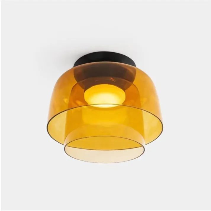 GlassLoom Skandinavische Designer Glas-Deckenleuchte | Kreative Persönlichkeit | Mittelalterlicher Stil