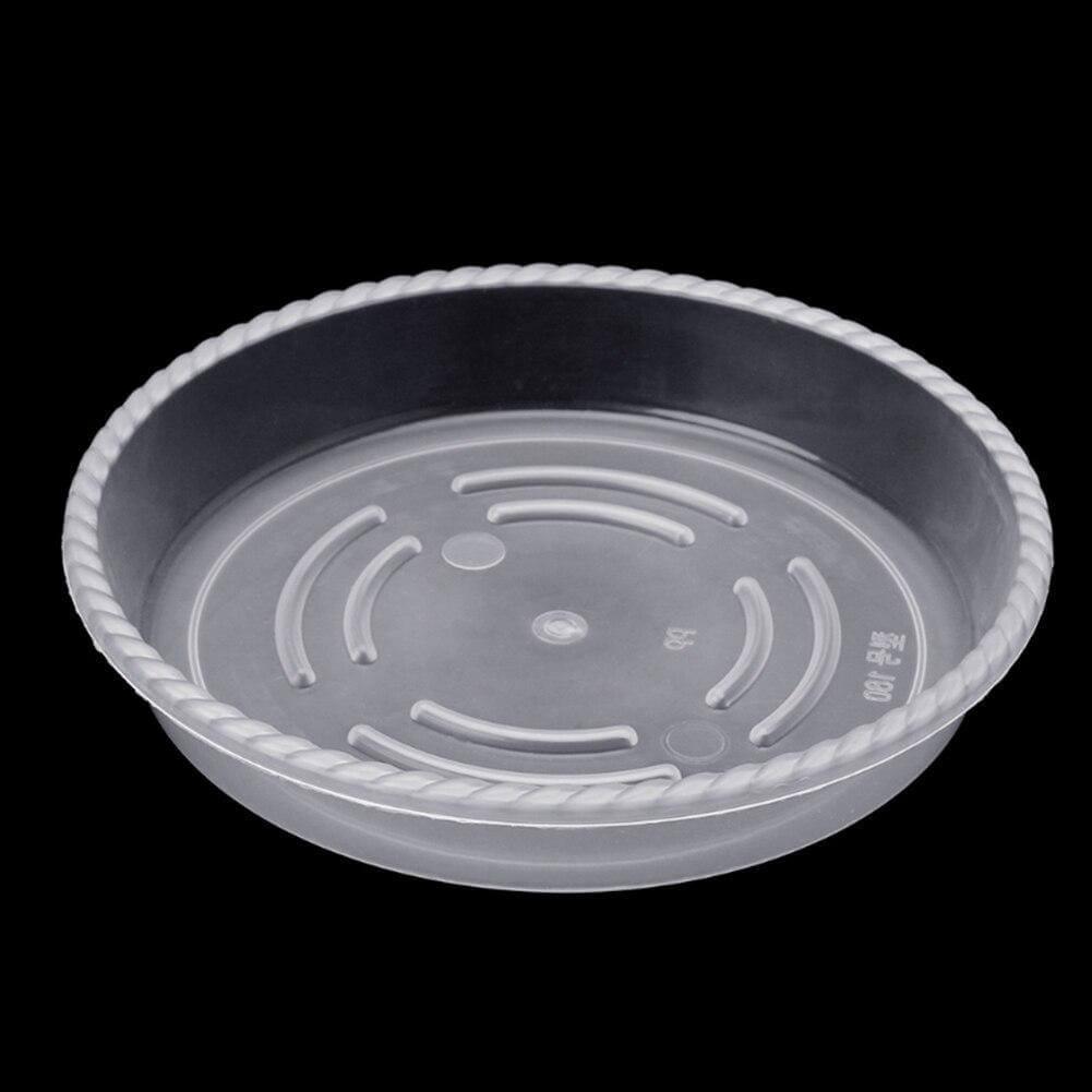 PlanterShield 10-teiliges Transparentes Kunststoff-Untersetzer-Set | Pflanzenschutz für Zuhause und Garten
