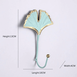 LeafLuxe Metall Wandhaken im Blätterdesign | Elegantes & Funktionales Dekor | In Gold & Blau erhältlich