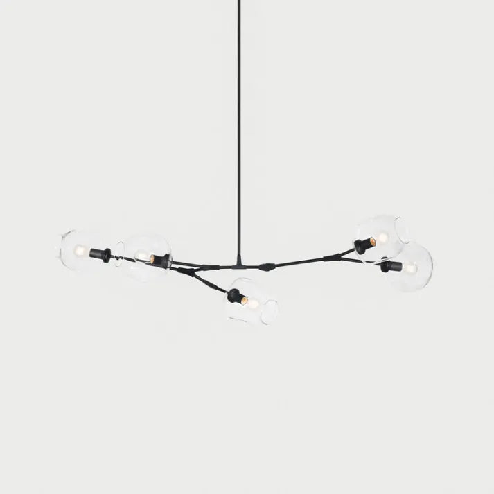 BubbleSphere Sputnik Kronleuchter mit Glaskugeln | Modernes Design | Luxuriöse Beleuchtung für Wohn- & Esszimmer