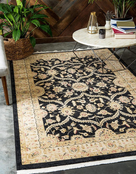 Velouris Luxuriöser Vintage-Teppich | Klassisches Design | Perfekt für Wohnzimmer & Esszimmer