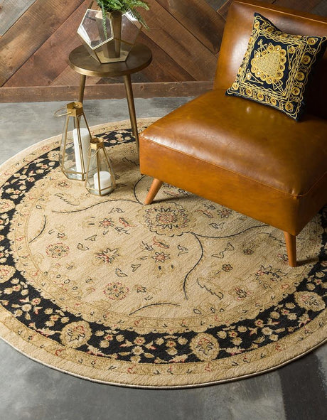 Velouris Luxuriöser Vintage-Teppich | Klassisches Design | Perfekt für Wohnzimmer & Esszimmer