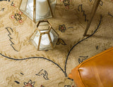 Velouris Luxuriöser Vintage-Teppich | Klassisches Design | Perfekt für Wohnzimmer & Esszimmer