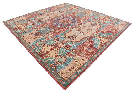 VintageElegance Premium Vintage Muster Teppich | Langlebig | Stilvoll | Vielseitig für Zuhause