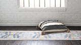 GrayBlue Luxe Teppich | Rechteckiger Teppich in Grau & Blau | Modernes Design für Wohnzimmer & Schlafzimmer