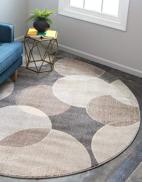 CircleLuxe Moderner Teppich für Wohnräume | Runde & Rechteckige Formen | Elegantes Design