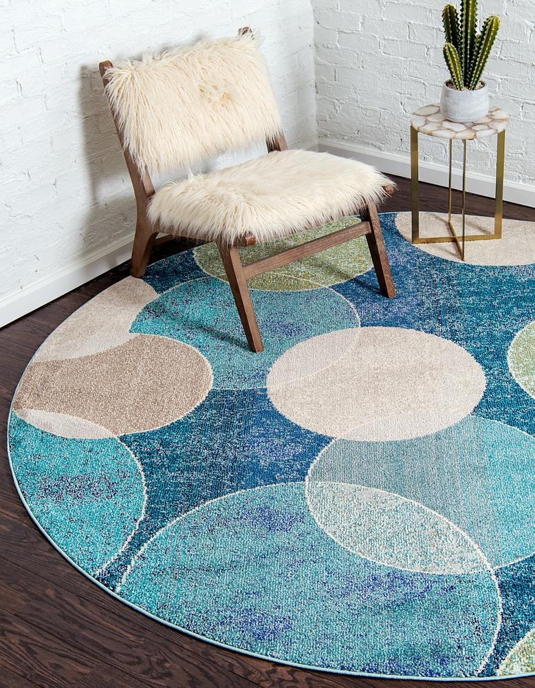 CircleLuxe Moderner Teppich für Wohnräume | Runde & Rechteckige Formen | Elegantes Design