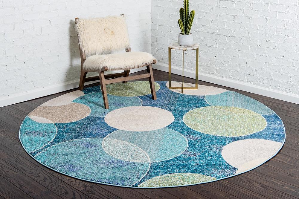 CircleLuxe Moderner Teppich für Wohnräume | Runde & Rechteckige Formen | Elegantes Design
