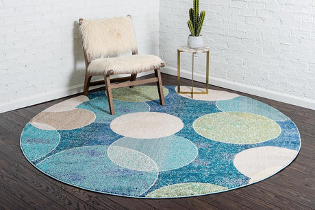 CircleLuxe Moderner Teppich für Wohnräume | Runde & Rechteckige Formen | Elegantes Design