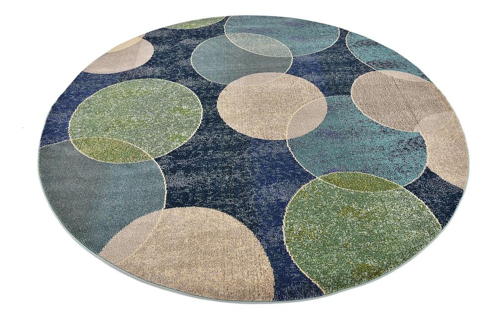 CircleLuxe Moderner Teppich für Wohnräume | Runde & Rechteckige Formen | Elegantes Design