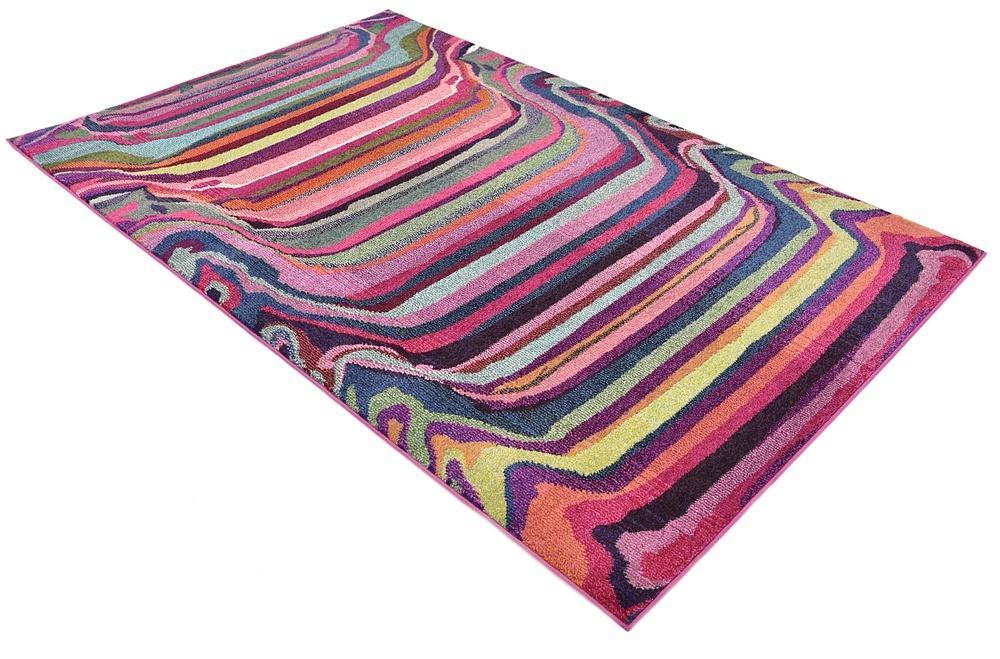 VividAura Moderner Teppich | Multicolor Design | Strapazierfähig & Stilvoll | Perfekt für jeden Raum