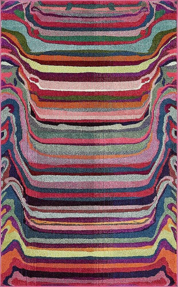 VividAura Moderner Teppich | Multicolor Design | Strapazierfähig & Stilvoll | Perfekt für jeden Raum