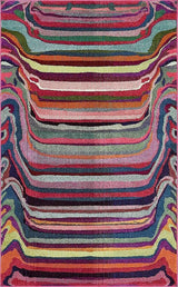 VividAura Moderner Teppich | Multicolor Design | Strapazierfähig & Stilvoll | Perfekt für jeden Raum
