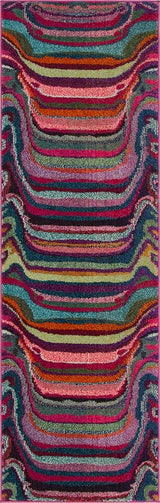 VividAura Moderner Teppich | Multicolor Design | Strapazierfähig & Stilvoll | Perfekt für jeden Raum
