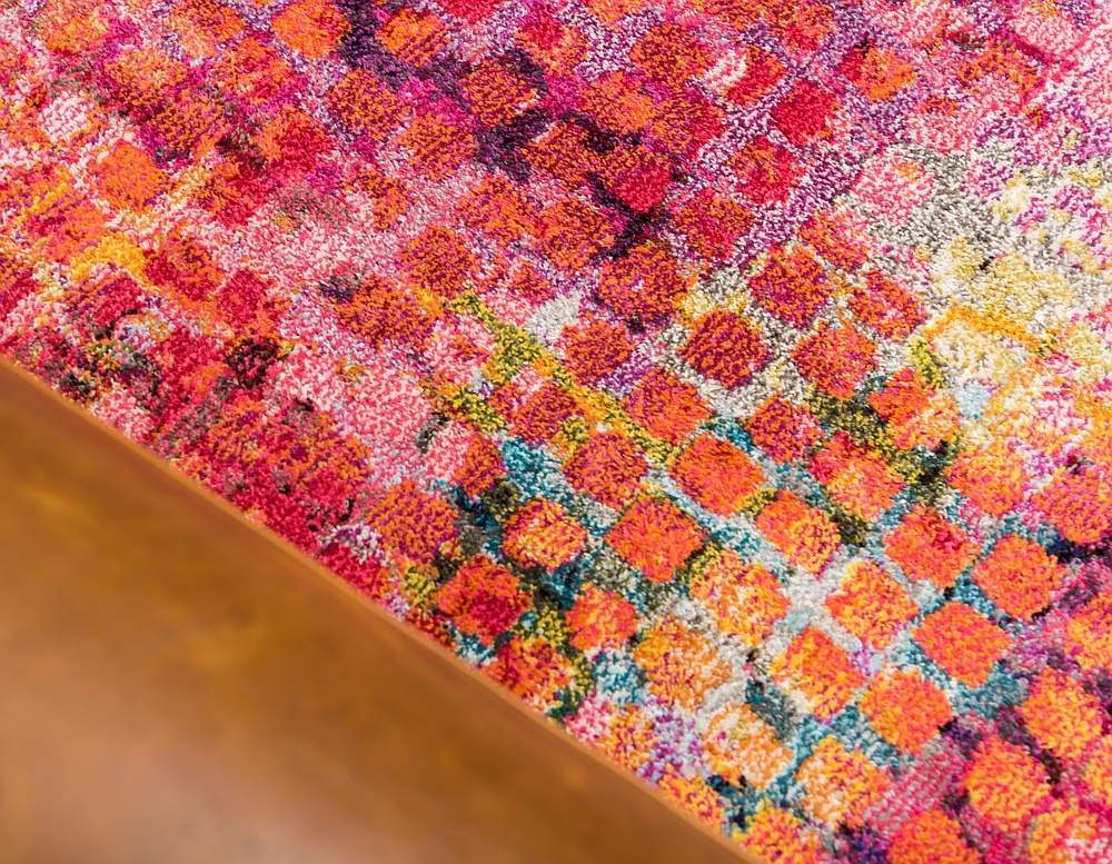 Orbira Moderner Teppich mit Kreisdesign | Elegante Wohnraumdeko | Weich & Pflegeleicht