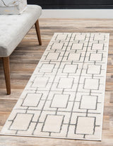CubeLux Design Teppich | Luxuriöser Würfelmuster Teppich | Weich & Stilvoll | Verschiedene Größen & Farben