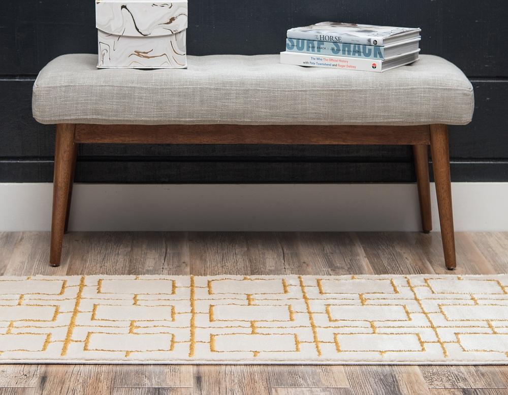 CubeLux Design Teppich | Luxuriöser Würfelmuster Teppich | Weich & Stilvoll | Verschiedene Größen & Farben