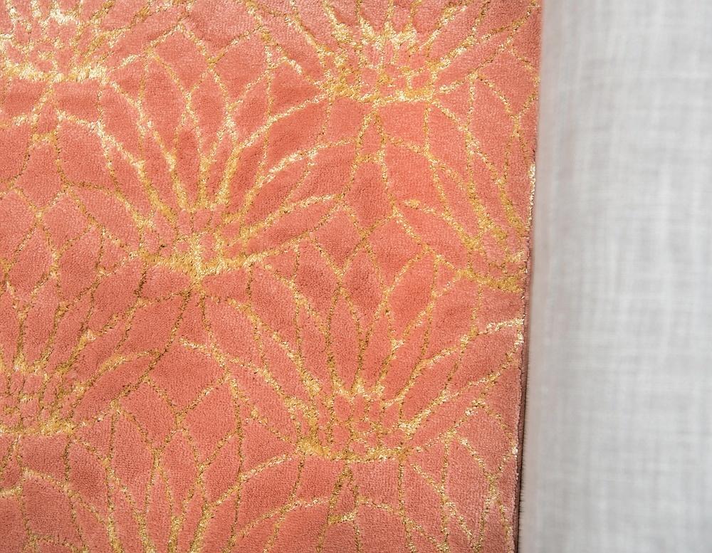 Floriva Lotusblumen-Teppich | Luxus-Design | Hochwertige Musterung | Wohn- & Schlafzimmer-Deko