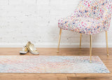 ColorPatch Regenbogen Teppich | Quadratmuster Teppich | Moderne Farben & Designs