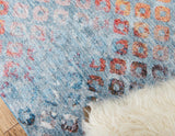 ColorPatch Regenbogen Teppich | Quadratmuster Teppich | Moderne Farben & Designs