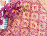 ColorPatch Regenbogen Teppich | Quadratmuster Teppich | Moderne Farben & Designs