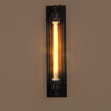 Lumipoint Industrial Wandlampe | 1-Licht Pencil-Glühbirne | LED Wandleuchte | Minimalistisches Design