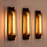 Lumipoint Industrial Wandlampe | 1-Licht Pencil-Glühbirne | LED Wandleuchte | Minimalistisches Design