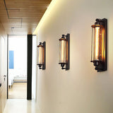 Lumipoint Industrial Wandlampe | 1-Licht Pencil-Glühbirne | LED Wandleuchte | Minimalistisches Design