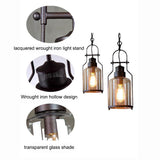 IronJar Industrial Vintage Glaspendelleuchte | Retro-Design | Echte Handwerkskunst | Perfekt für Wohnzimmer & Küche