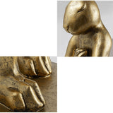 LunaBeam Nordic Rabbit LED Tischlampe | Kabellos | Stimmungslicht | Resin Design | Dekoration für Zuhause