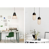 CageNova Geometrische Pendelleuchte | Nordic Design | Eisenkäfig | Einzigartige Beleuchtung