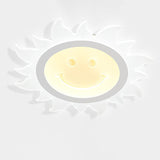 SunnyGlow Smiley LED Deckenleuchte | Cartoon Design | Warm- & Weißlicht | Dimmbar | Kinderzimmer