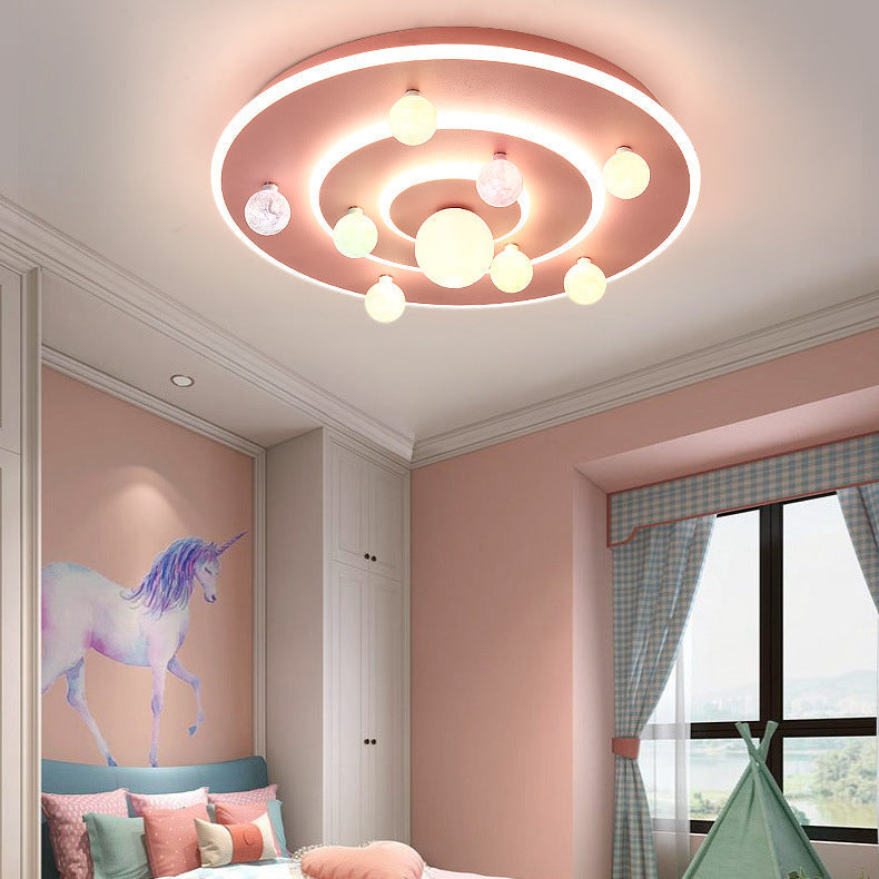 Orbitalux Kinderzimmer-Deckenleuchte | LED Planetenlicht | Dimmbar | Modernes Design
