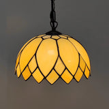 MilkyDome Europäisches Pendellicht | Milchweißes Glasdesign | 1-flammige Hängeleuchte | Klassische Eleganz