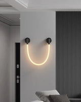 LumaNeon Gewebtes Neon-LED-Wandlicht | Stilvolle Dekobeleuchtung | Modernes Design für jeden Raum