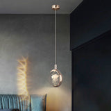 LuminSphere LED Pendelleuchte | Aluminium-Kristall-Design | Modern & Minimalistisch | Für Schlafzimmer & Esszimmer