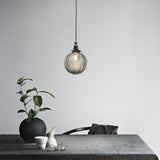 LotuSphere Retro Glas Pendelleuchte | Elegantes Design | Lotus-Struktur | Dekoratives Licht