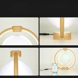 LunarMagix LED Schreibtischlampe | Maglev Mond-Design | Farbwechsel-Nachtlicht | Dekorative Beleuchtung