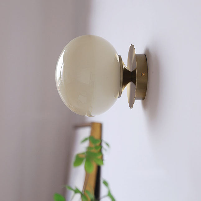 BrightVintage Minimalist Wandleuchte | Eisen & Glas | Modernes Vintage-Design