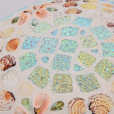 Shellique Tiffany Mosaik-Deckenleuchte | Kreatives Design | Einzigartige Muscheloptik | Stimmungsvolle Beleuchtung | 1-flammig