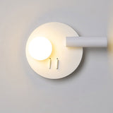 LumoForm Nordic LED Wandleuchte | Rund & Eckig | Minimalistisches Design | Leselampe mit Acryl & Eisen