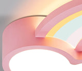 RainbowGlow LED Deckenleuchte | Cartoon Regenbogen & Wolken Design | Kinderzimmer Beleuchtung | Dimmbar