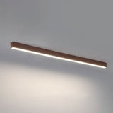 LumiGrain Minimalist LED Deckenleuchte mit Holzoptik | Aluminiumstreifen | Warmes, neutrales & weißes Licht | Moderner Stil