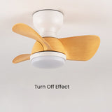 FantasiaWind Wooden LED Ceiling Fan | Modern Design | Schlafzimmer Ventilator mit LED-Licht | Deckenventilator mit Fernbedienung