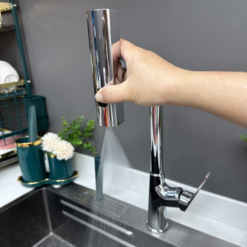 FlowTurn Drehbare Wasserfall-Küchenarmatur | Multifunktionaler Küchenhahn | 360° Schwenkfunktion | Modernes Design