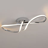 TwistLum LED-Deckenleuchte | Modernes Spiraldesign | Aluminium & Silikon | Schlafzimmerbeleuchtung