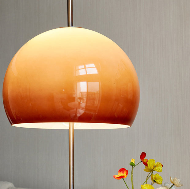 Lumora Retro Mushroom Stehleuchte | 2-Licht Design | Glas & Metall | Perfekt für Wohnzimmer